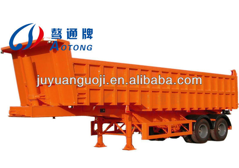 HAVY Hydraulic Cylinder 3 Axles 50T Rear Dump Semi Trailer Tipping Truck Trailer Self Discharge Dumping Trailers