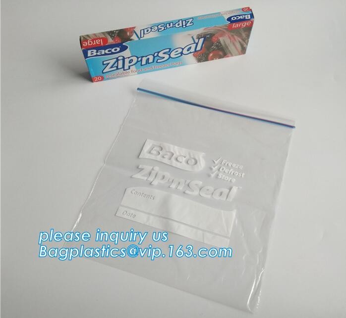 packing clear bag LDPE transparent custom printed zipper bags plastic k bag, transparent custom printed zip