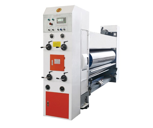 PLC Control Flexo Printer Slotter Die Cutter Adopting Helical Gear Driving