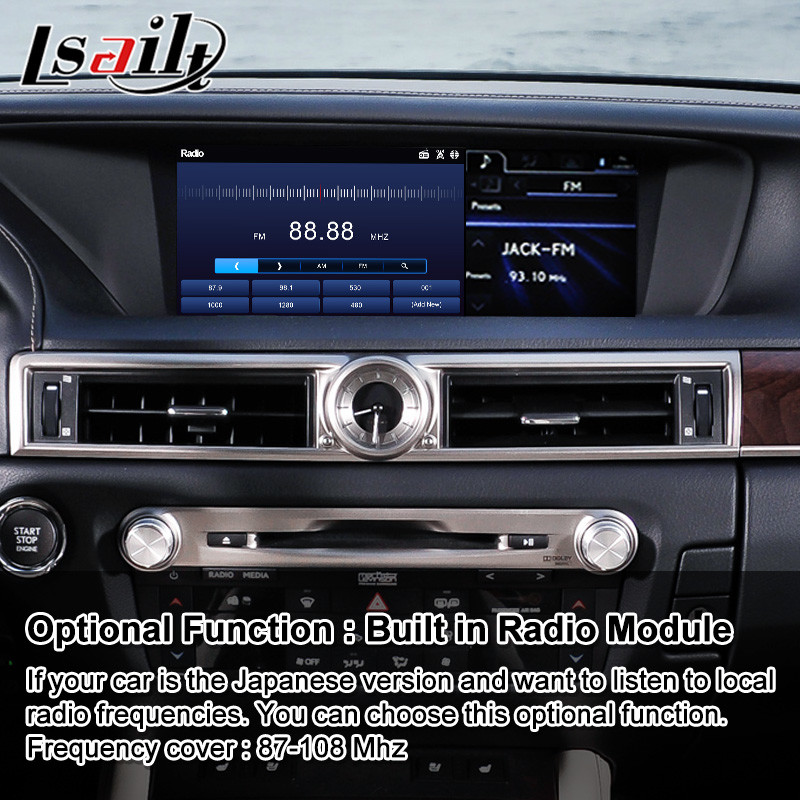 Lsailt Android Car Video Interface for Lexus GS250 GS350 GS450h GS300h GS L10 2012-2015