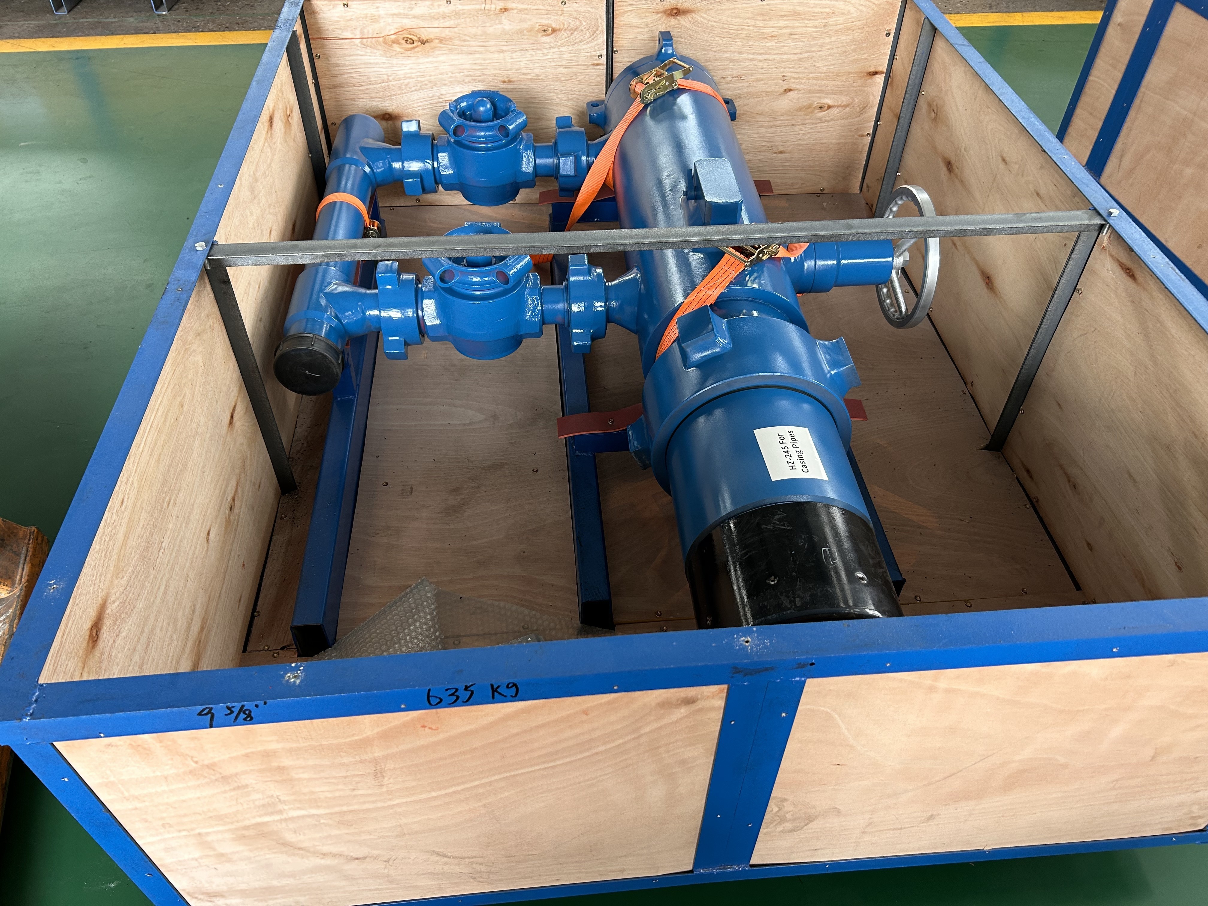 5-1/2'' API Casing LTC Buckle connected 35Mpa Working Pressure Double Plug Cementing Head