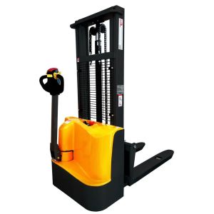 1000kg Self Loading Stacker Electric Stacker Self Lifting Forklift