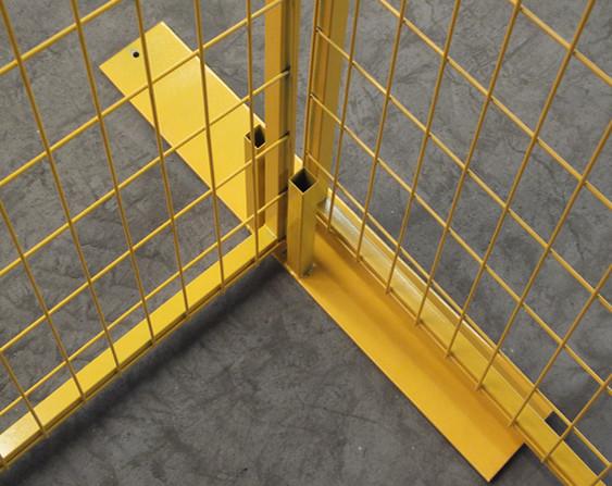 Powder coated canada temporary fence H 8’/2430mm*W10’/3048mm 2"x4"/50mm*100mm