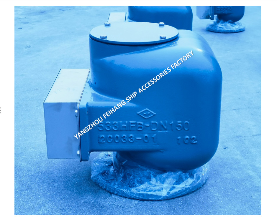 FLANGE CAST IRON 533HFB-150A MARINE AIR VENT HEAD FLOAT TYPE FOR BALLAST TANK BREATHABLE CAP (WITH FIRE NET)