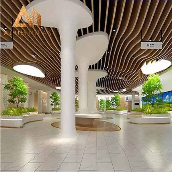 Baffle ceiling