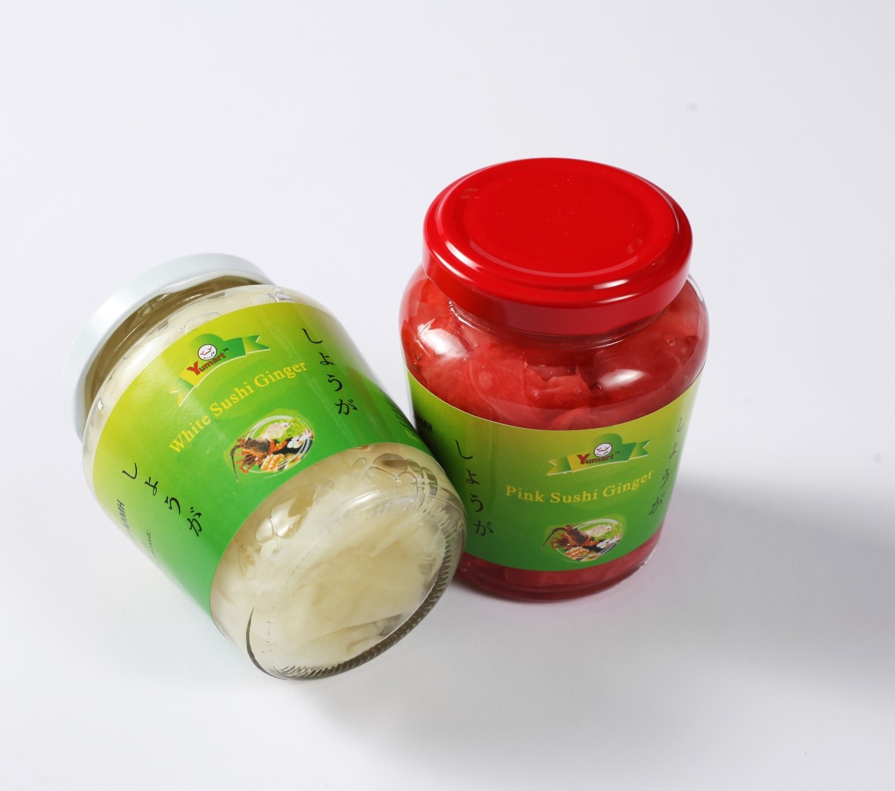 Fresh Organic Pickled Sushi Ginger Sliced And Strip 160g / Bottle