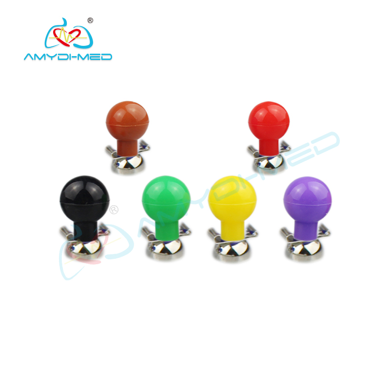 Adult Suction Chest Pediatric Ecg Electrodes Rubber Material For Health Monitoring