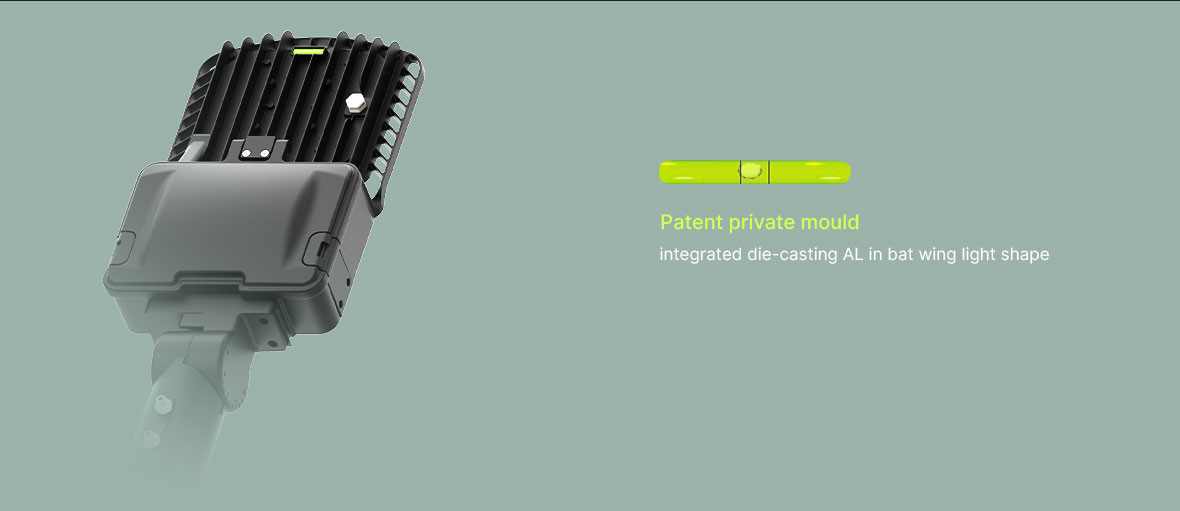 Sensor-Controlled Type 2 LED Street Light for Parking Lot and Highway