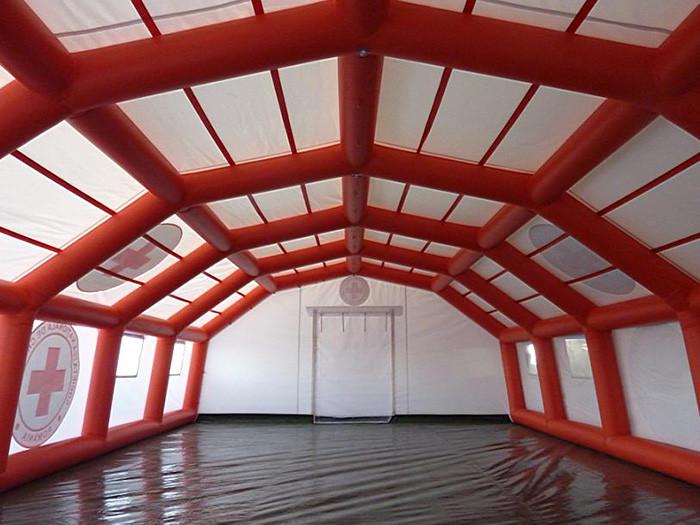 Portable 0.65mm PVC Tarpaulin Inflatable Medical Tent For Hospital , EN71 - 2 - 3