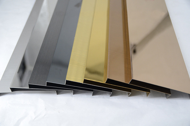 Polished Finishes Bronze Stainless Steel Wall Trim Wall Panel Trim 201 304 316