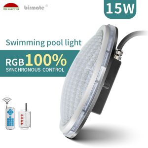 PAR56 ABS RGB LED Pool Light 450LM Anti UV Garden Pool Light