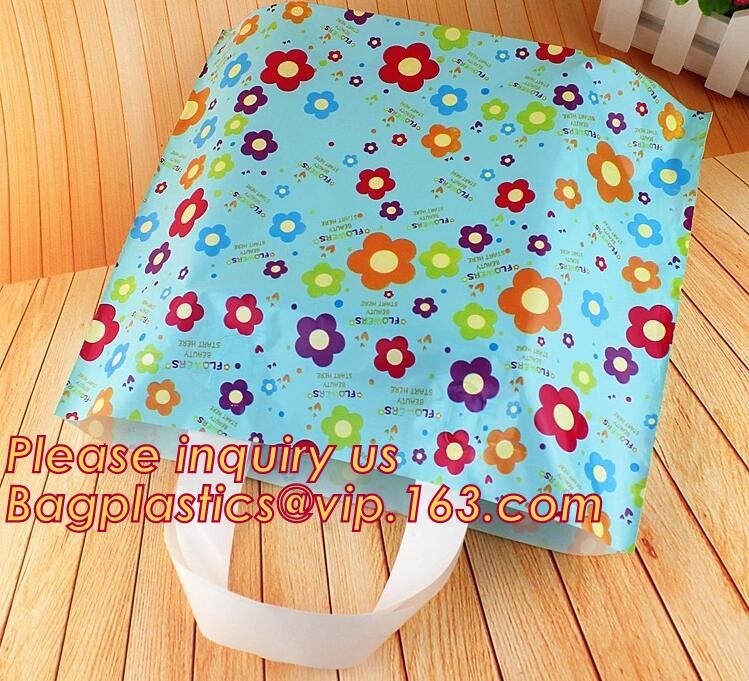 best selling biodegradable soft loop handle bag with EN13432 BPI OK compost Home ASTM D6400 certificates,bagease,bagplas