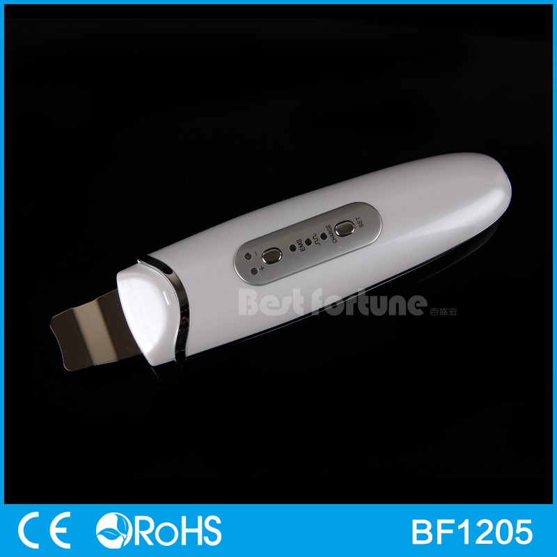Ance Treatment Ultrasonic Face Spatula EMS Skin Scrubber For Home Use