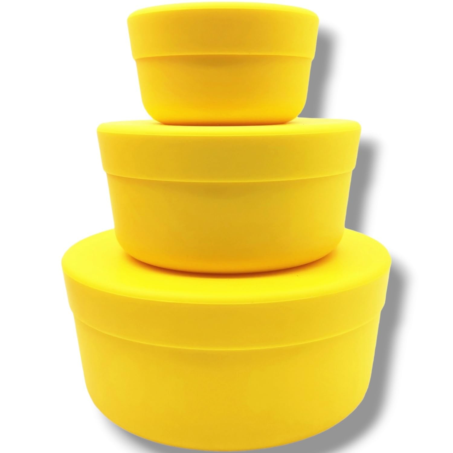 Kids Silicone Food Storage Containers BPA Free Leakproof Airtight Tag Bento Lunch Box