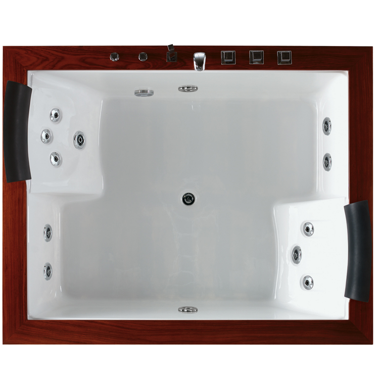 1.8m Adult Baby Whirlpool Spa Bathtub Indoor Acrylic Sided Skirt