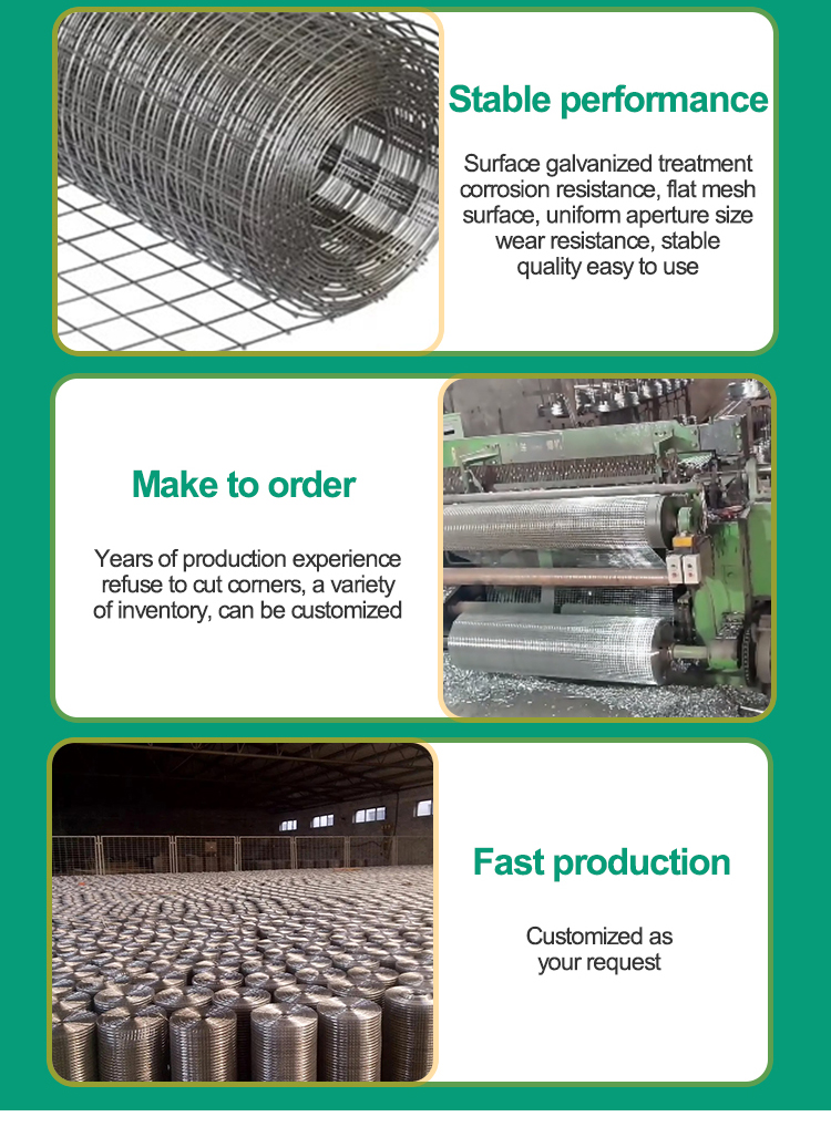 2024 Type Welded Wire Mesh Fencing Iron Wire Mesh with Easy Installation and Attractive