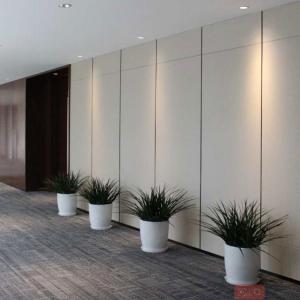 China White Wooden Office Wall Dividers Sound Proof Partition Walls on sale