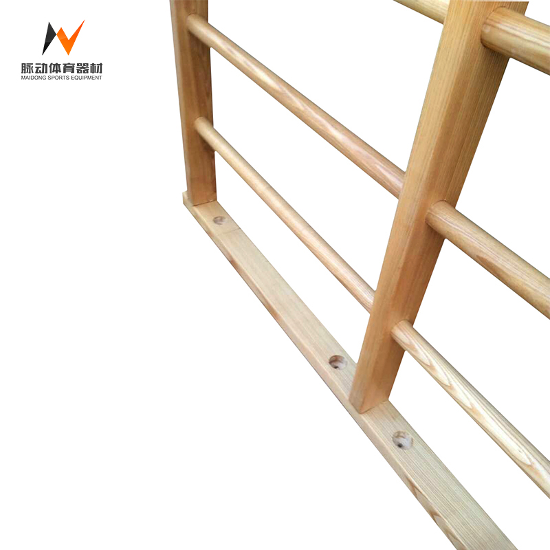 Customized Home Gymnastics Wall Bars Equipment Stall Ladder Bars with Customized Logo