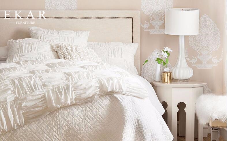 Chinese Wooden Beautiful King Size Bed Designs SZ-princess bed B