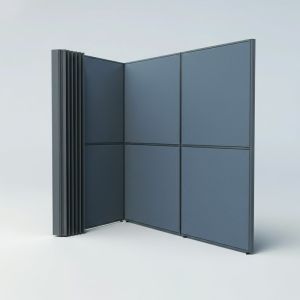  Multiple Panels Office Partition Sound Insulation With Easy Manual Operation Manufactures