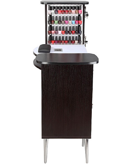 Custom Beauty Salon Manicure Tables 110cm Width With 2 Storage Drawers