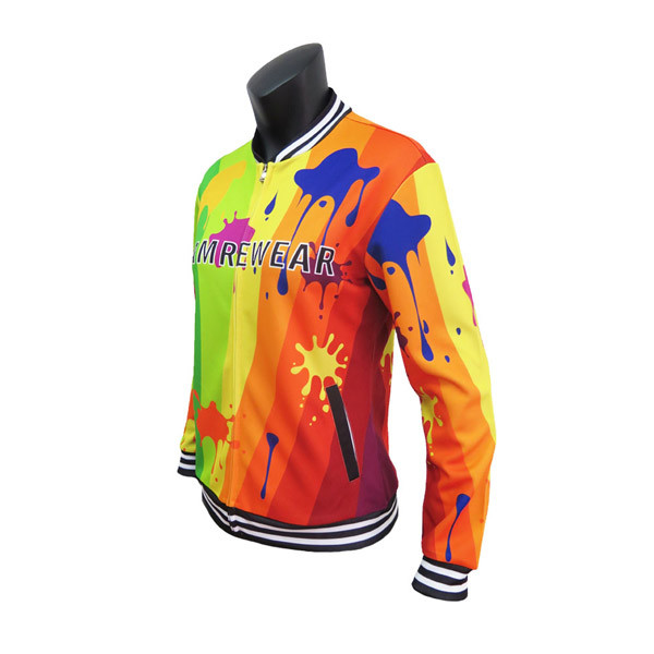 Stylish Sublimation Casual Polyester Sports Jacket With Pockets Comfortable