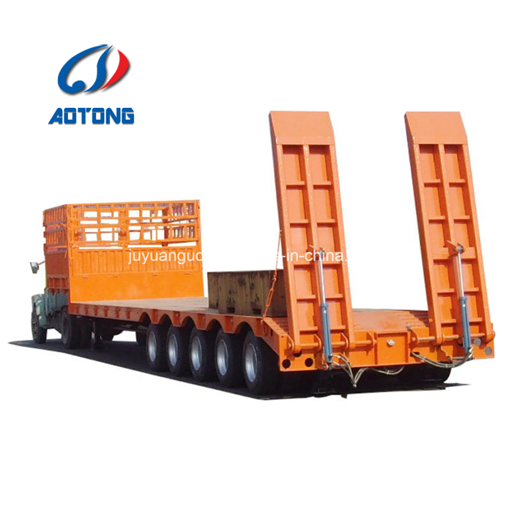 Hydraulic Multi Axle 35-100 Ton Bulk Cargo Carrier Lowboy Trailer Within Your Budget