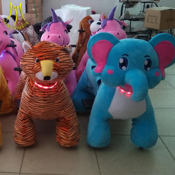 Hansel elephant animal electric ride on car walking plush unicorn animal with CE