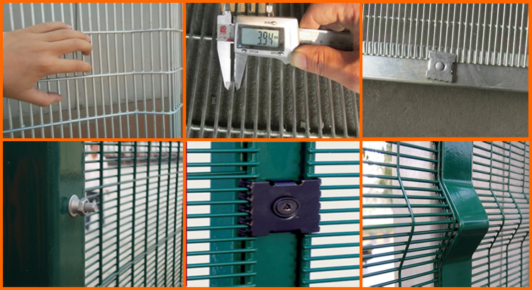 358 Prison Mesh Fencing,Anti Cut ,Anti Climb ,12mm x 75mm mesh opening ,Available Any Color