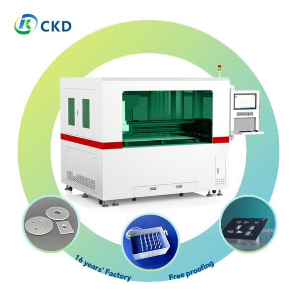 Infrared 100W MOPA Laser Glass Drilling Machine With Adjustable 0-600mm/s