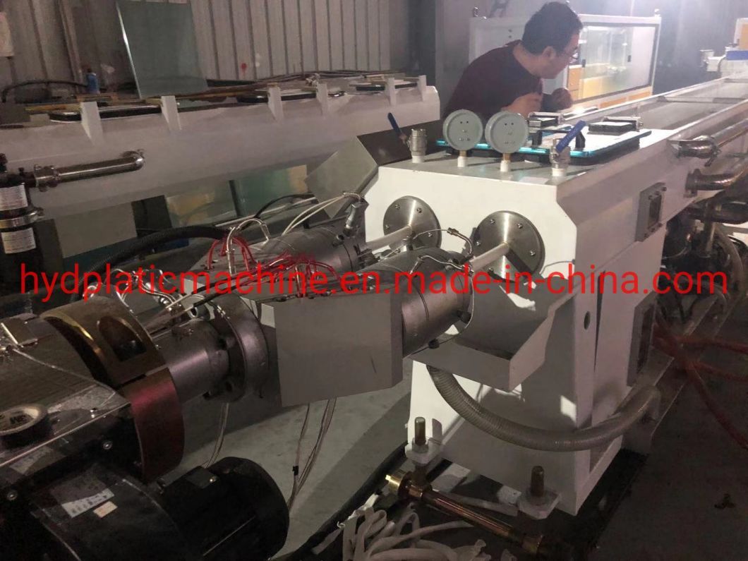 PVC Electric Conduit Double Pipe Production Extruder Making Machine