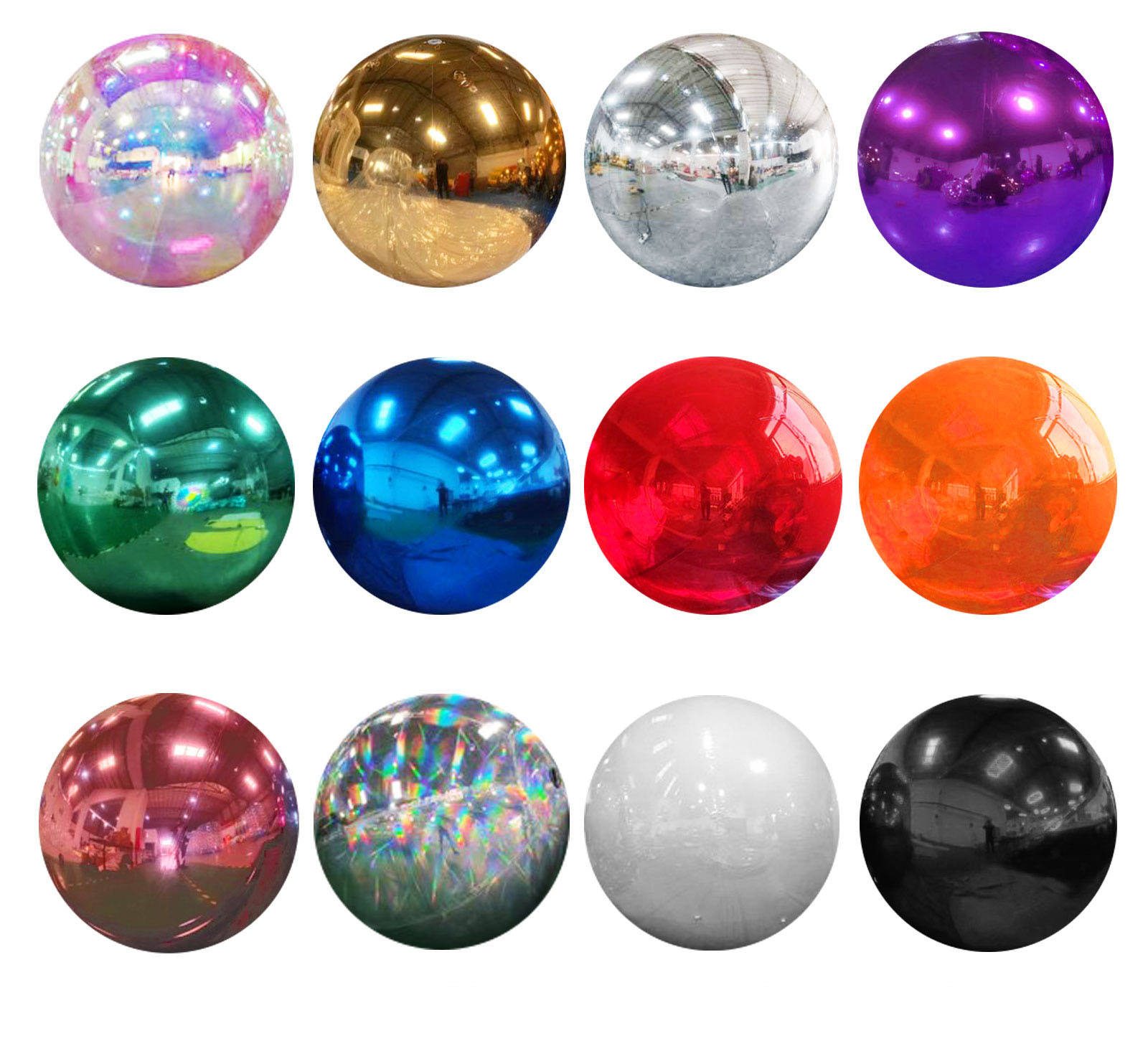 Festival Giant Inflatable Mirror Ball Commercial Decorative PVC