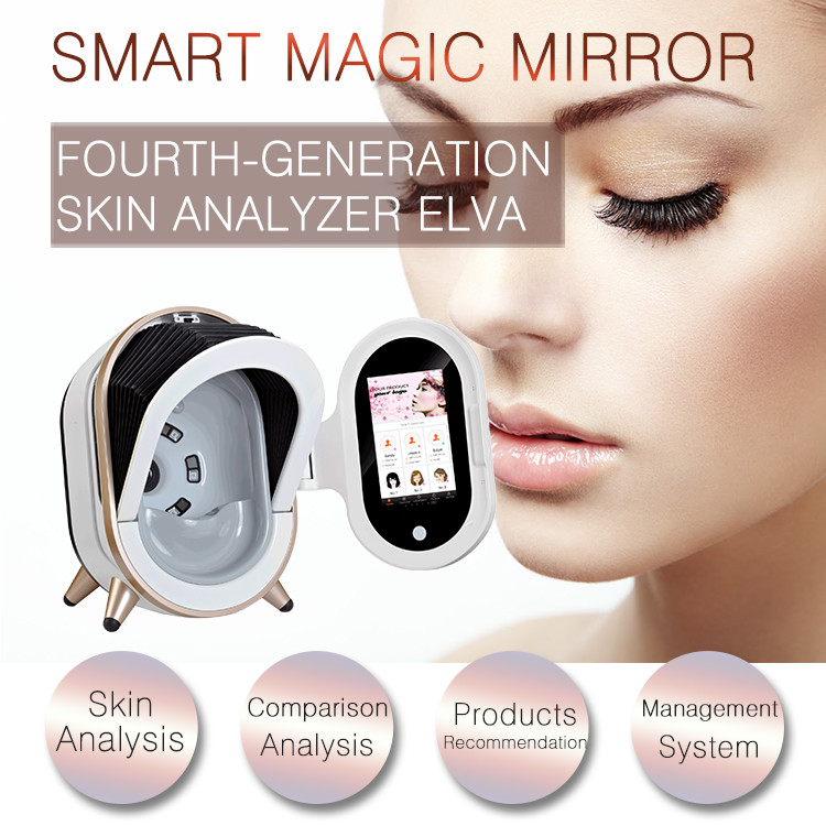 Home Using Skin And Hair Analysis Machine Support 9 Foreign Language
