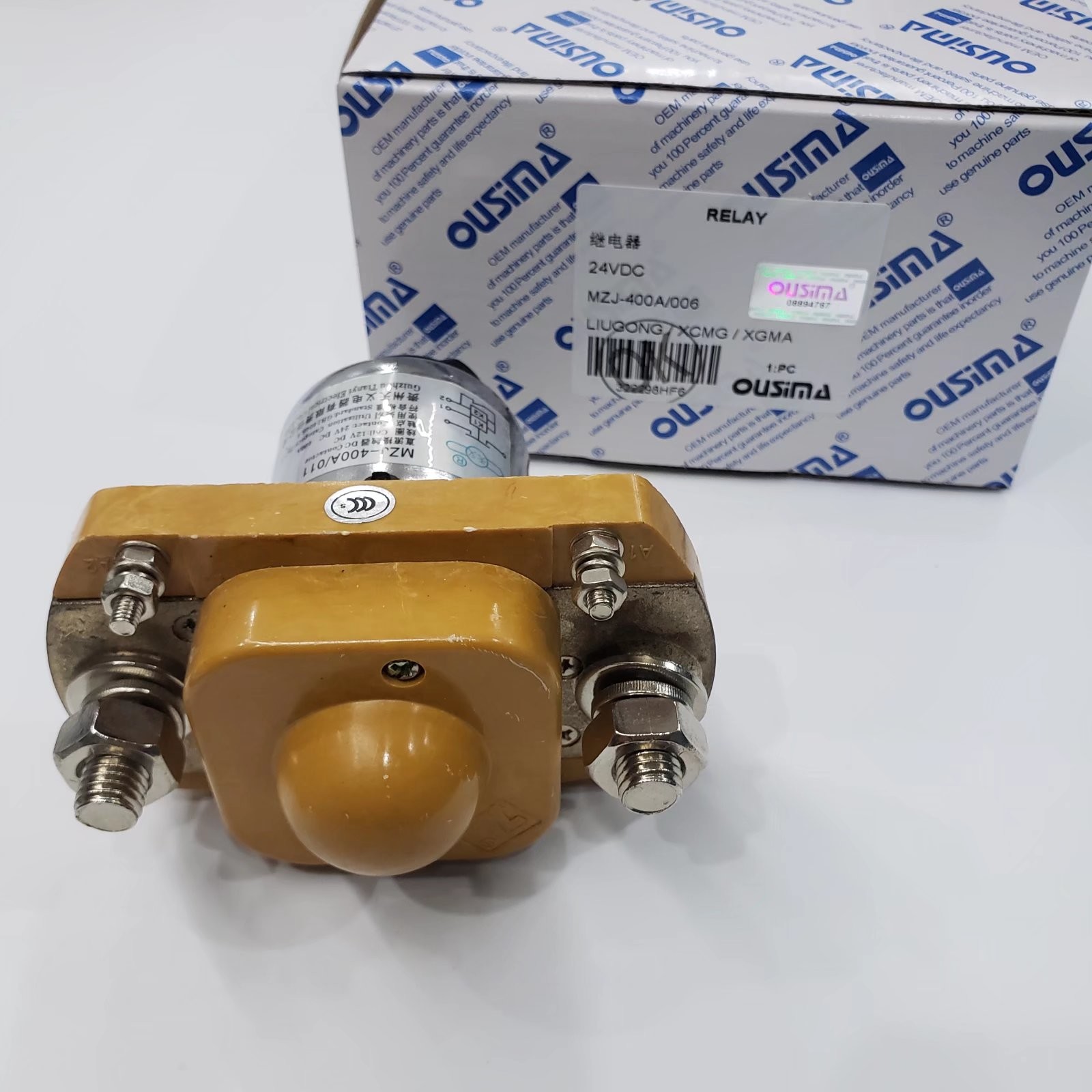OUSIMA MZJ-400A 006 Electrical Coil 24V Connetor Assy For Excavator LIUGONG XCMG XGMA