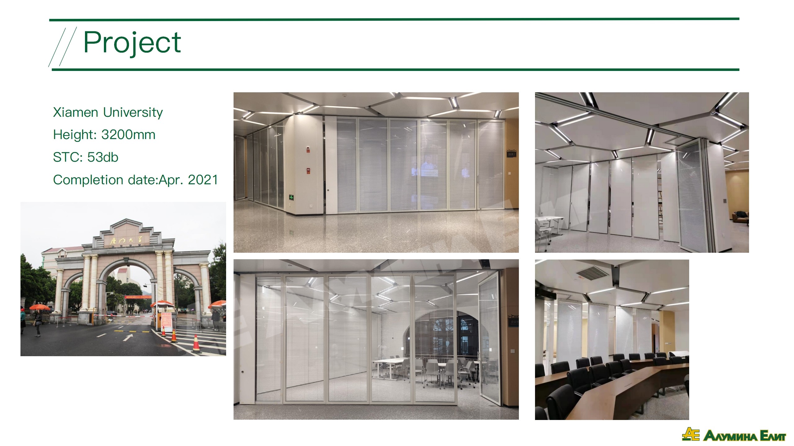 Hanging MDF Operable Partition Wall Systems / Classroom Acoustic Movable Walls