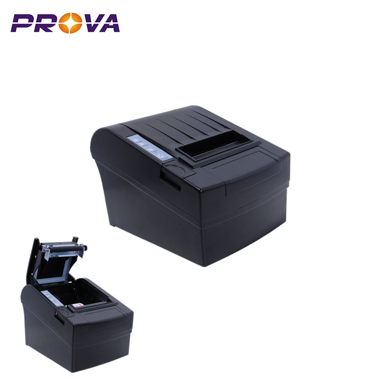 80mm Desktop Thermal Label Printer Easy For Paper Installation CE / ROHS Approval
