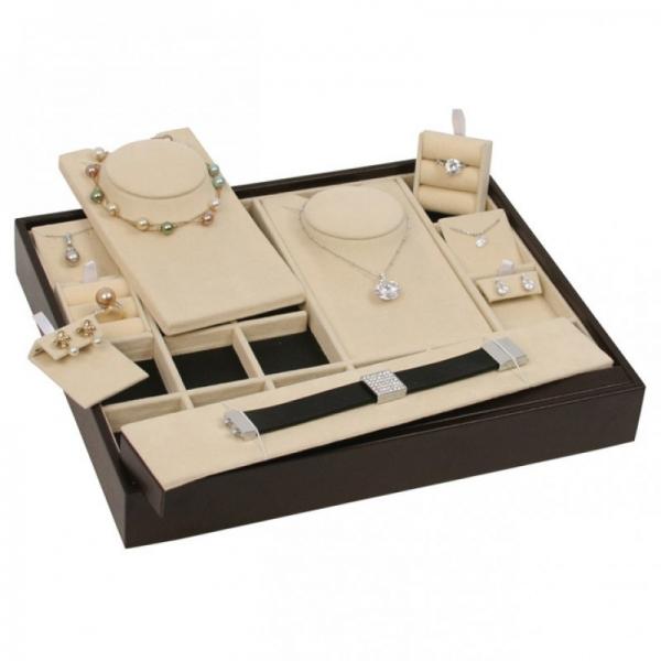 Quality Multi Function Jewelry Display Stands Stackable Jewelry Trays For Pendant And Watch for sale