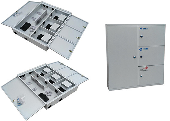 Splitter Cable Optical Termination Box , Fibre Termination Panel 3 In 1 FTB