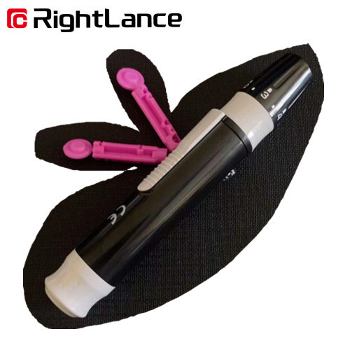 Blood Sample Blood Sugar Auto Lancet Pen Finger Pricking Device With Ejection