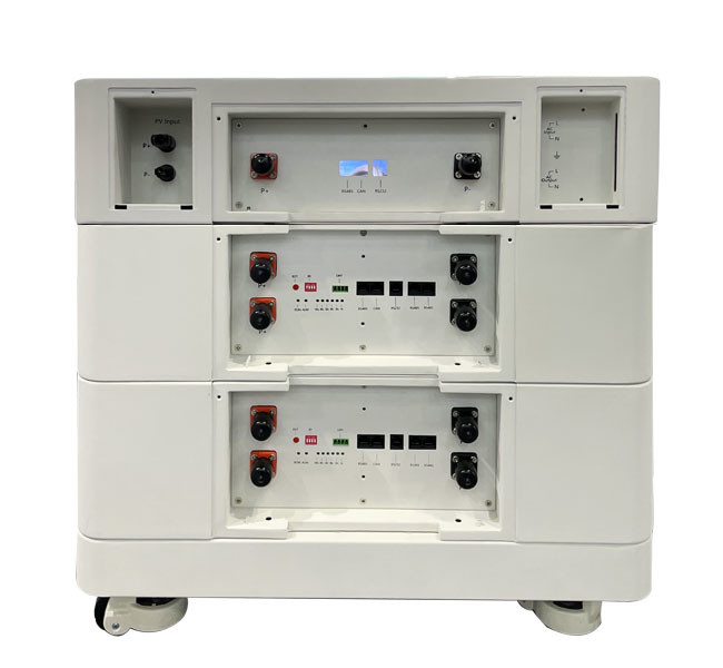 15360Wh Stacked Lithium Battery 51.2V 100Ah Solar Backup System