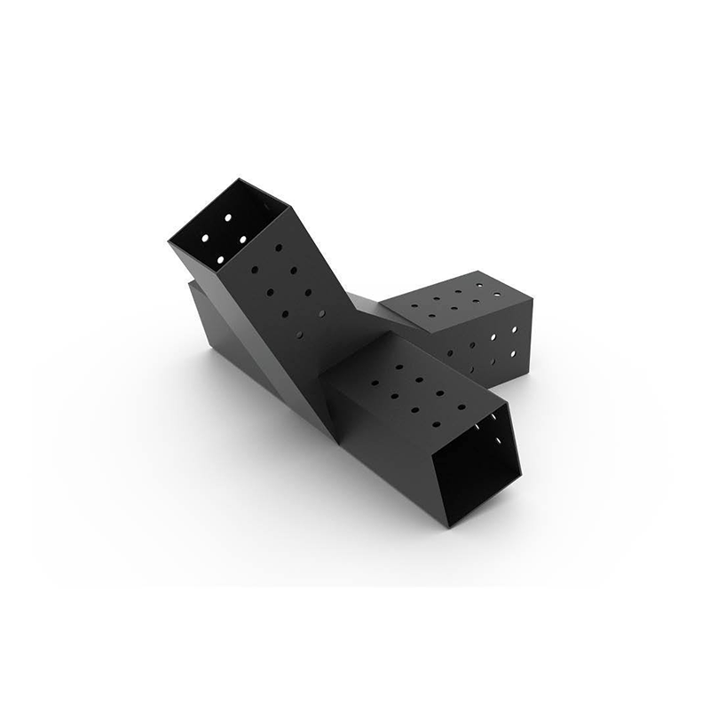 Customized Metal 3-Way Extension Corner Bracket for Wood Beams Gazebo Pergola Kit