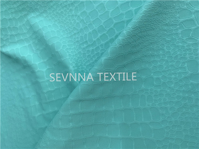 Sustainable Nylon Yoga Wear Fabric 1.5M Width Superfine Fiber Tiffany Blue