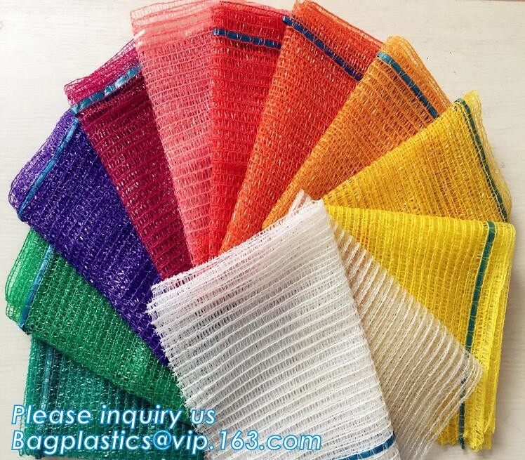 Reusable Solid Shopping Bag String Grocery Bag Shopper Cotton Tote Mesh Net Woven Portable Durable Shopping, BAGEASE