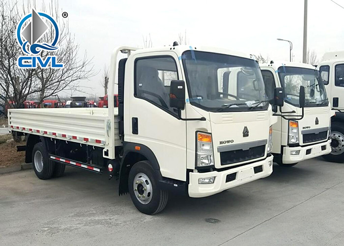 New HOWO Cargo Truck 95 HP Light Duty Commercial Trucks Engine Power HOWO Light Cargo Trucks