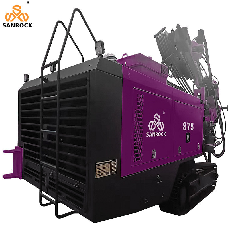 Hydraulic Drilling Rig Mining DTH Drilling Machine Working Pressure 20 Bar Crawler Drilling Rig