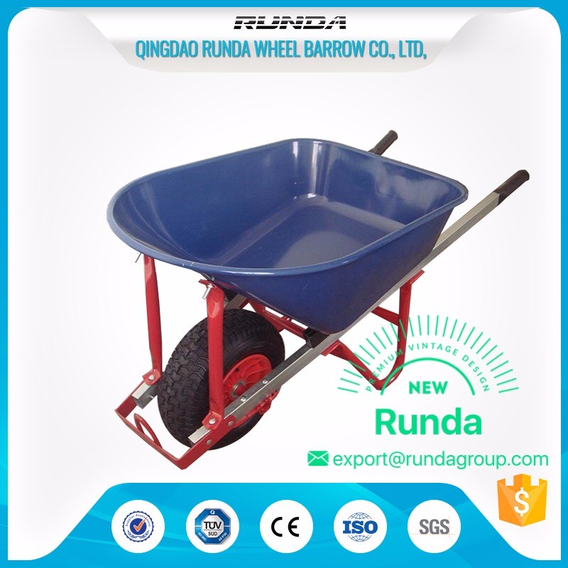 Industrial 7CBF Big Wheel Wheelbarrow Steel Frame Wheel 16"X6.50-8 Heavy Duty