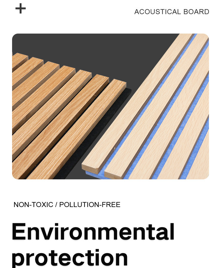 Conference Room Environmental Protection WPC Felt Sound Absorbing Board