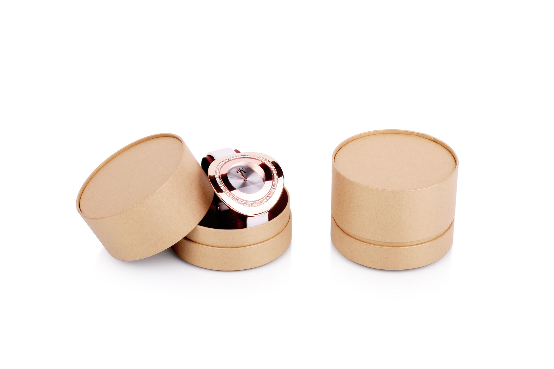 Custom Paper Black Round Gift Cardboard Wine Box