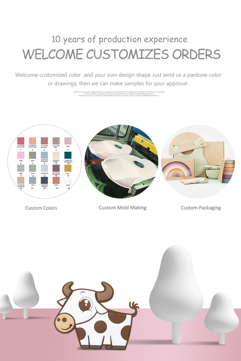 Soft Animal Baby Teether Silicone Food Grade Material For Toddler