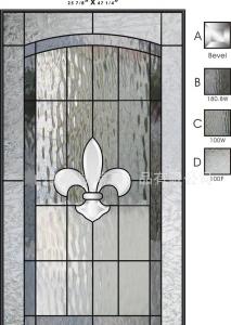  Patina Caming Decorative Leaded Glass  For  Interior Doors Manufactures